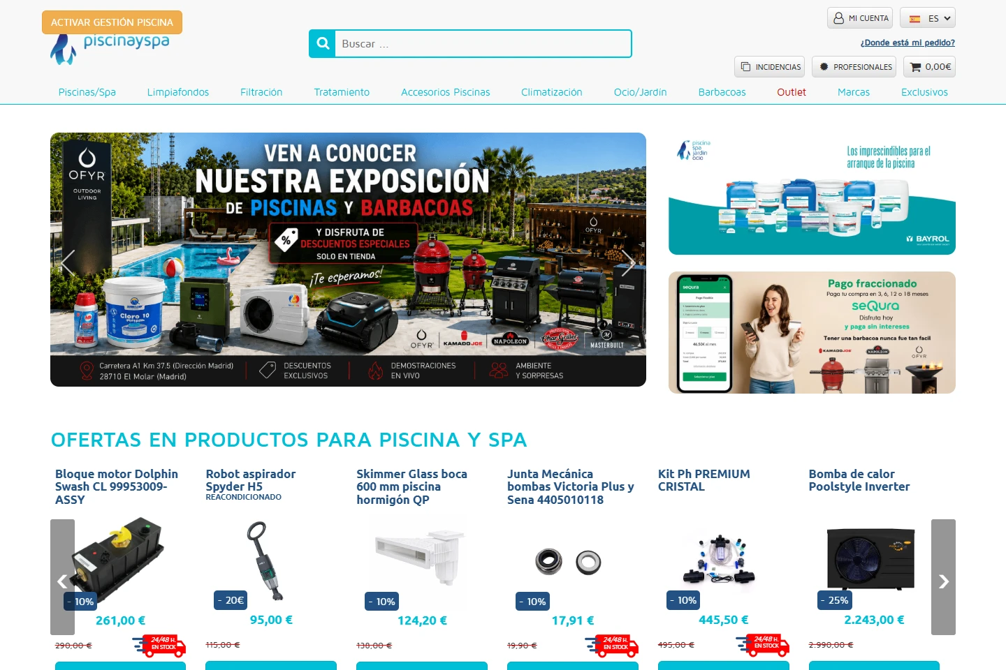 Web de Piscina y Spa